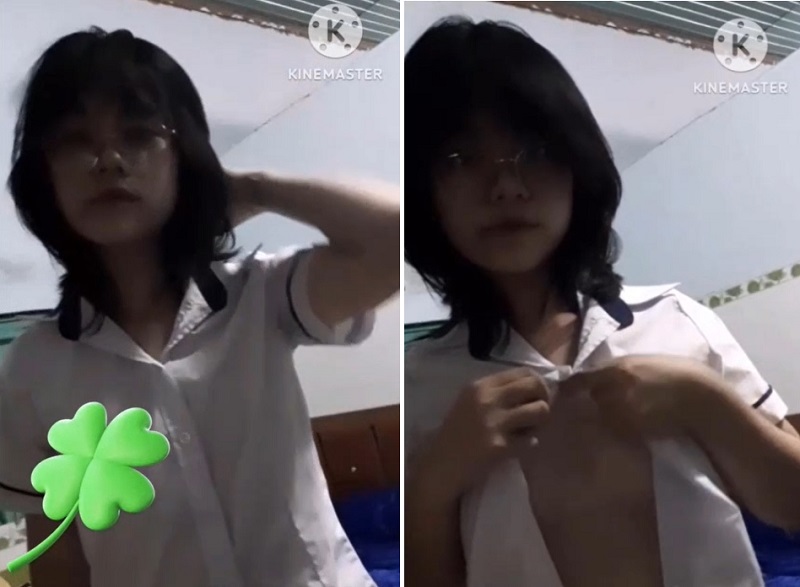 VIET69-Nữ sinh dâm quay clip khoe vú cho bạn xem