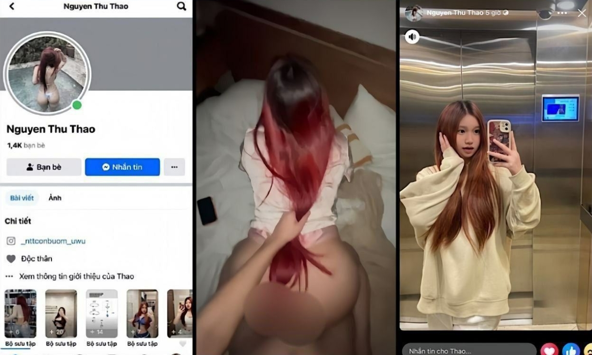 Nguyễn Thu Thảo mải mê chơi con cu bự ngoài trời
